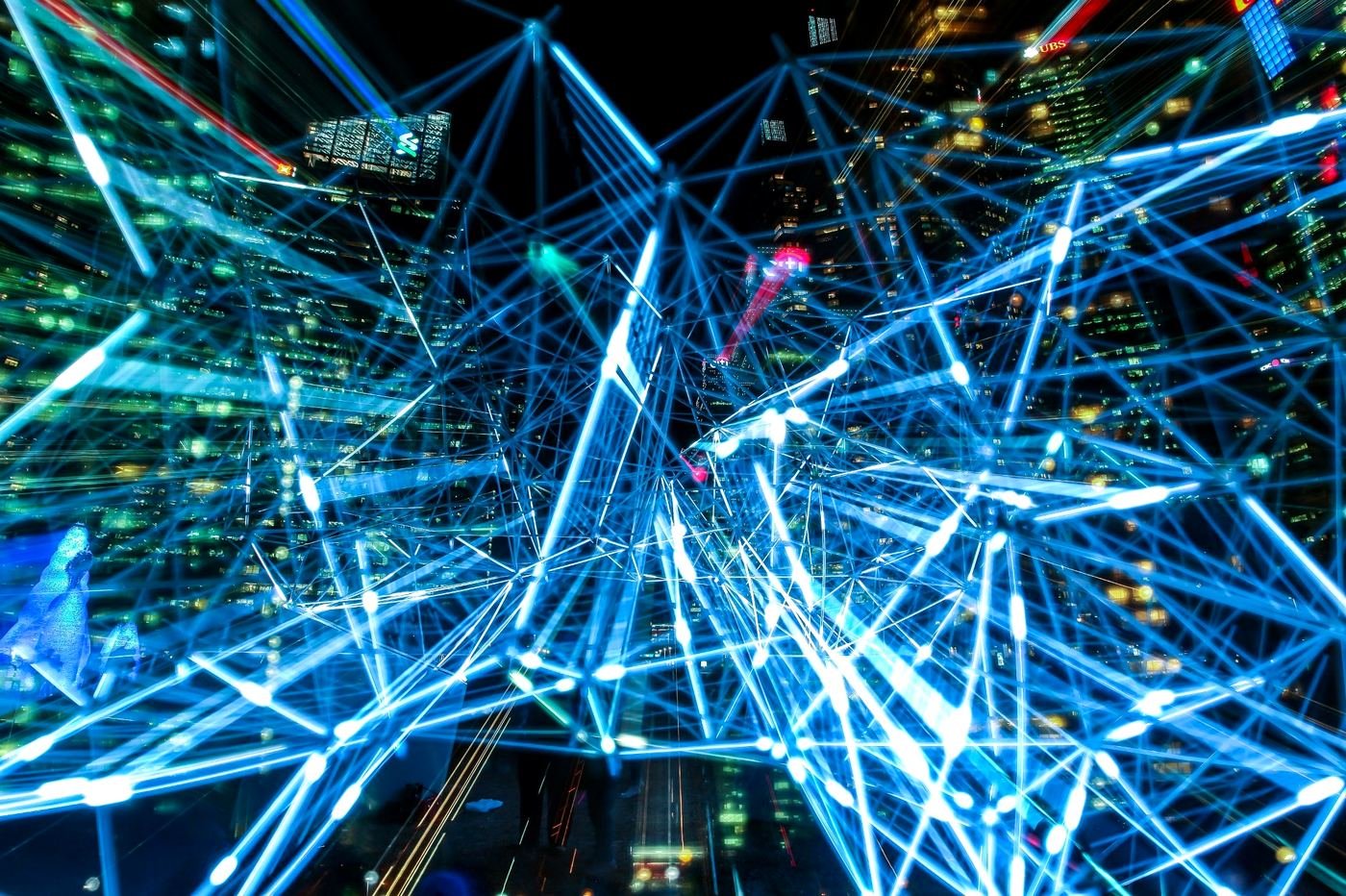 Data network representing digital marketing reach